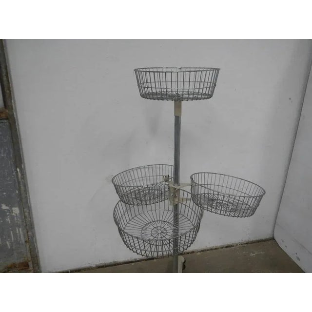 Beige Shop Exhibitor with Zenith Baskets and Patents, 1960s For Sale - Image 8 of 10