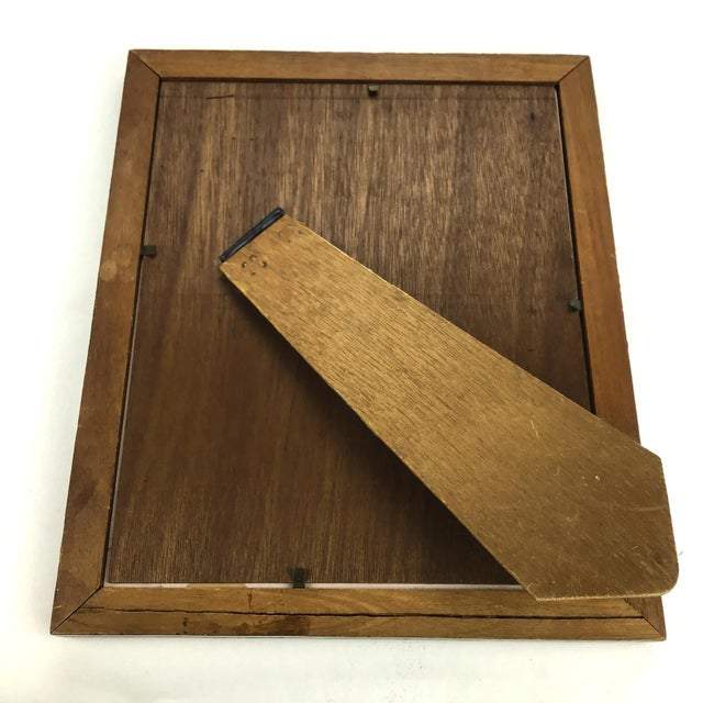 Brown Vintage Wood and Glass Framed Alaska Nostalgia Photo Print 1978 For Sale - Image 8 of 8