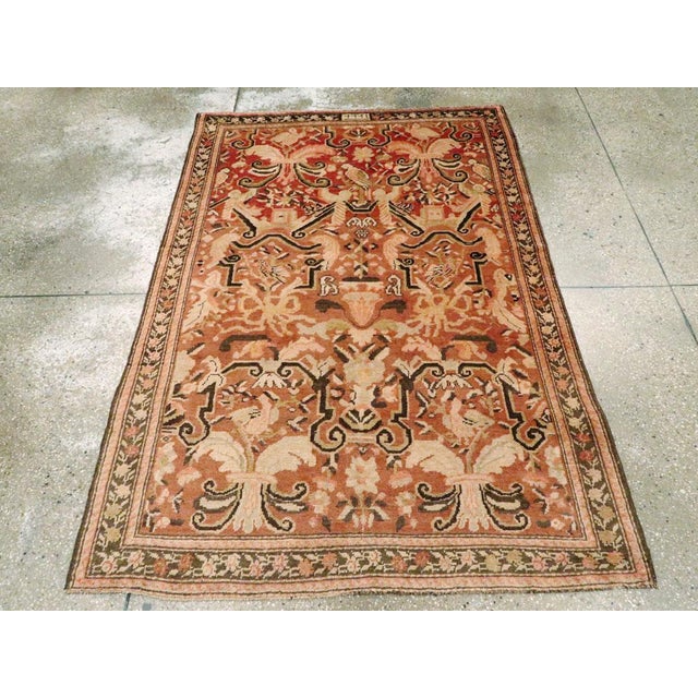 Galerie Shabab Collection Mid-20th Century Turkish Karabagh Rug For Sale - Image 4 of 10