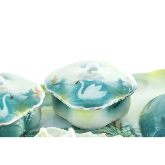 Antique Dressing Table Set, 1905, Set of 5 For Sale - Image 6 of 10