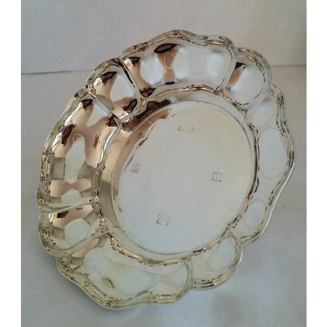 A fine vintage sterling silver bon bon or trinket dish, hallmarked birmingham 1973 and bearing the maker’s mark for h....