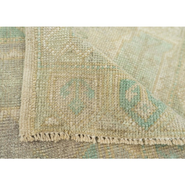 Turkish Mini Rug Oriental Hand Knotted Vintage Rug 1'9" x 3'11" #21013 For Sale In Houston - Image 6 of 8