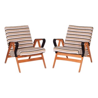 Set of Mid-Century Armchairs by Tatra-Pravenec, 1950s For Sale