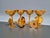 Hollywood Regency Tre Fuochi Murano Glass Champagne Flutes from Manifattura di Murano, 1960s, Set of 6 For Sale - Image 3 of 12