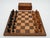 Lovely Antique English Quality Staunton Weighted Chess Set with Box And Board. A highly collectable and beautiful set,...