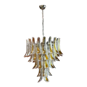 Italian Oversize Murano Glass Chandelier, 1970s