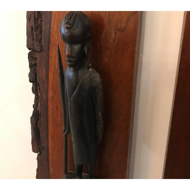 African Tribal Live Edge African Sculptural Panels - a Pair For Sale - Image 12 of 13