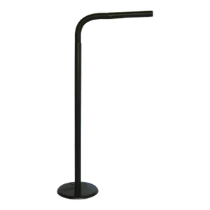 Black Bendy Tube Floor Lamp From Lyfa Denmark, Late 1970s