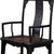 Set of Chinese Elm Southern Official Chairs For Sale - Image 3 of 7
