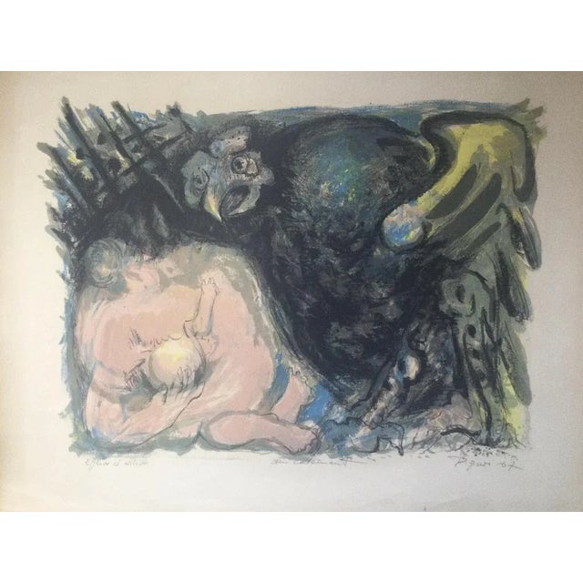 Edouard Pignon, Untitled, 1967, Original Signed Lithograph For Sale - Image 4 of 4