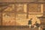 Wood 1950-1960s Vintage Chinese Four-Panel Painted Screen "Capture of the Castle" For Sale - Image 7 of 12