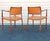 Mid-Century Modern Mid Century Danish Modern Niels Otto Møller Mod. 65 Sculpted Armchair, Pair For Sale - Image 3 of 8