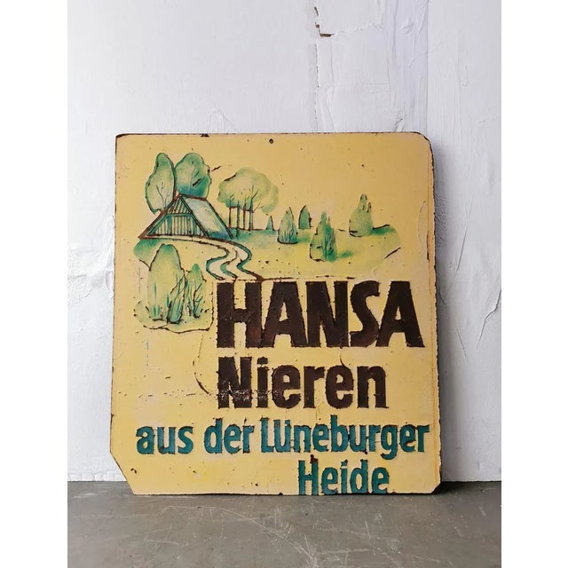1960s Vintage Advertising Sign, 1960s For Sale - Image 5 of 5
