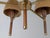 Danish 5-Arm Chandelier in Wood and Brass, 1950s For Sale - Image 13 of 18