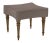 The Chairish Collection Calypso Stool, Tabor Gray Velvet For Sale - Image 4 of 4