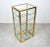 Cabinet Shelf in Brass, Chrome and Glass in the Style of Renato Levi, Italy, 1970s For Sale - Image 3 of 15