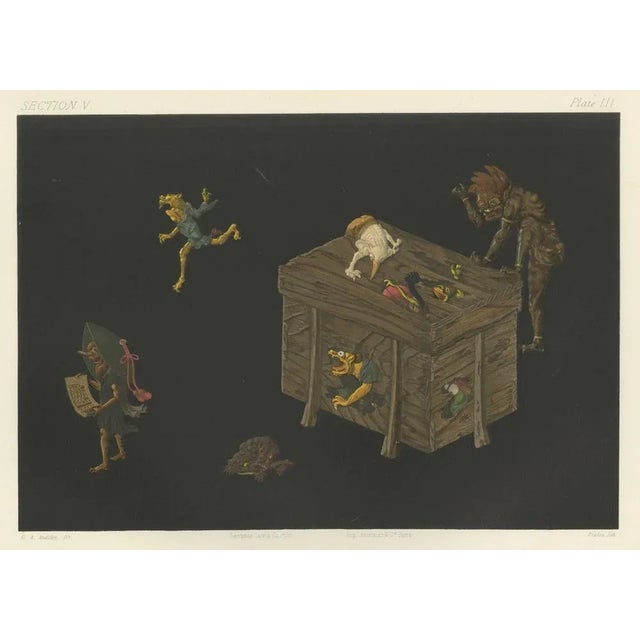 Grotesque fantasies with a japanese influence – plate iii from g. A. Audsley’s chromolithographic series : this...