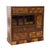 Antique Japanese Parquetry Inlaid Wood Tansu Cabinet Yosegi Zaiku MarquetryJapanese Marquetry For Sale - Image 9 of 11
