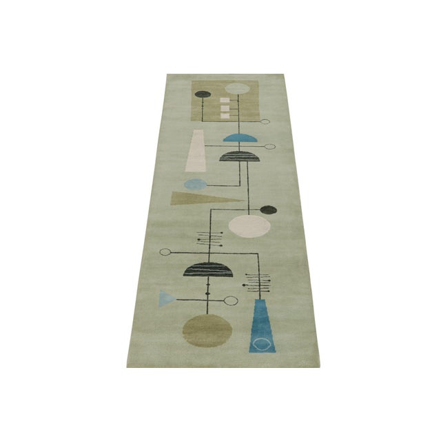 Rug & Kilim in collaboration with El Gato Gomez presents this 3x8 Mid-century Modern runner. On the Design Inspired by the...