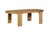 Wood Eclipse Outdoor Solid Teak Wood Coffee Table, Golden Brown For Sale - Image 7 of 7