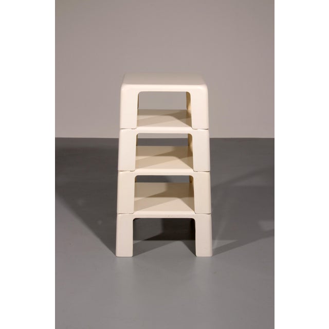 Space Age Gatti Side Tables by Mario Bellini for C&B Italia, 1970, Set of 4 For Sale - Image 9 of 12