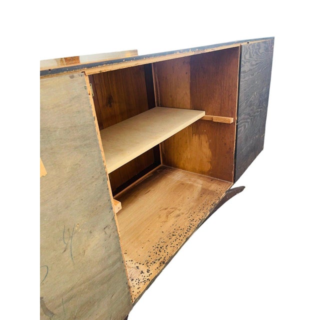 Mid Century Modern Sculptural Credenza / Stereo Cabinet For Sale - Image 12 of 13
