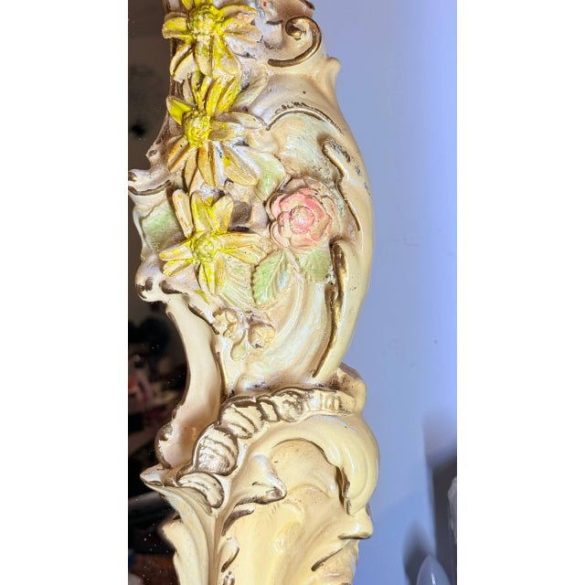 Vintage Finesse Originals Ornate Rococo Floral Wall Mirror For Sale - Image 13 of 18