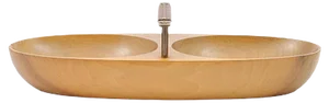 Mid-Century Wooden Bowl by Carl Auböck for Werkstätte Carl Auböck