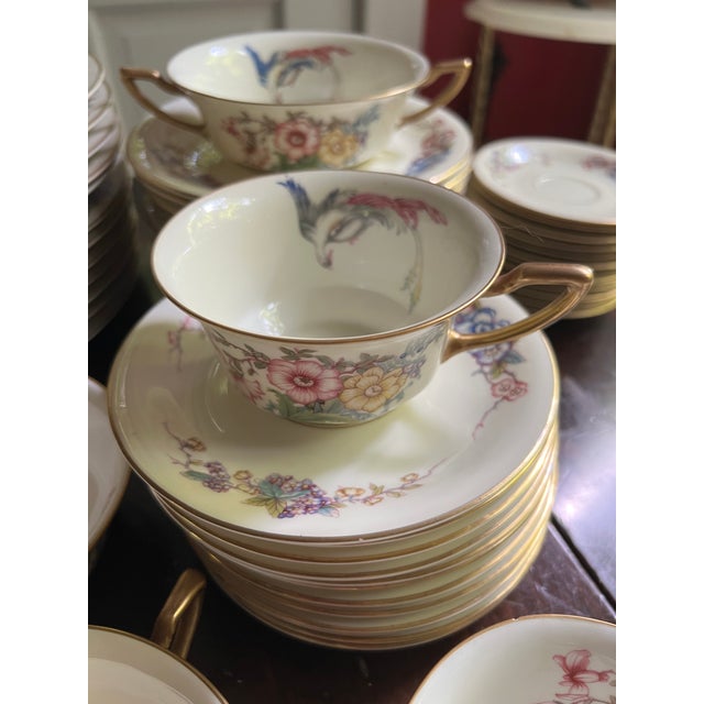 Ceramic Antique Rosenthal Ivory Bavaria Phoenix Fine China Set- 87 Pieces For Sale - Image 7 of 11