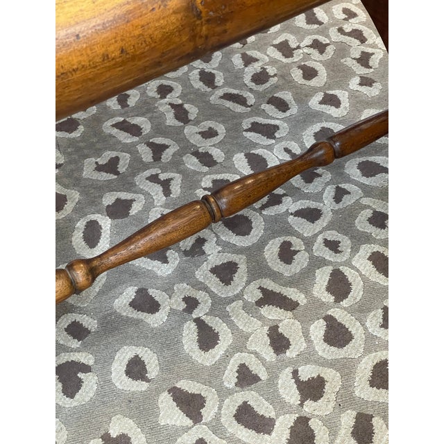 rBauer International Inc. British Colonial Style Hand Cane Ottoman For Sale - Image 12 of 12