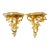 Mid 20th Century Florentine Giltwood Rococo Brackets- a Pair For Sale