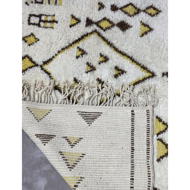 2020s Handknotted Berber Wool Rug - 9.8 X 7.9 Ft For Sale - Image 5 of 6