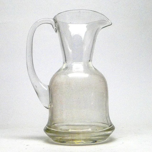 Art Deco Jug from Hortensja Glasswork, Poland, 1930s For Sale - Image 4 of 8