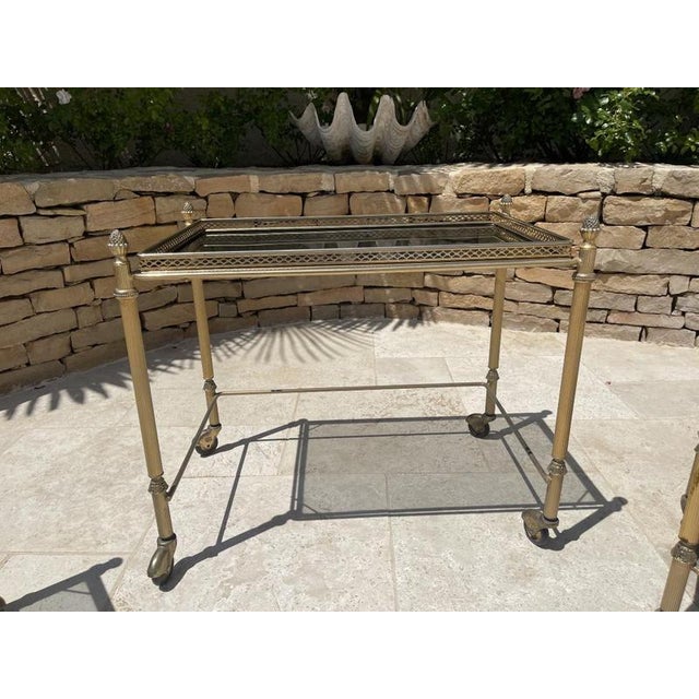 Nesting Tables from Maison Jansen, Set of 3 For Sale - Image 9 of 13