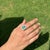 This luxurious cocktail ring features a 3.74-carat, pear-shaped emerald set in 18K white gold. The emerald measures...