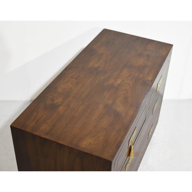 Brown 1970s Campaign Chest Scene One Collection by Henredon For Sale - Image 8 of 13