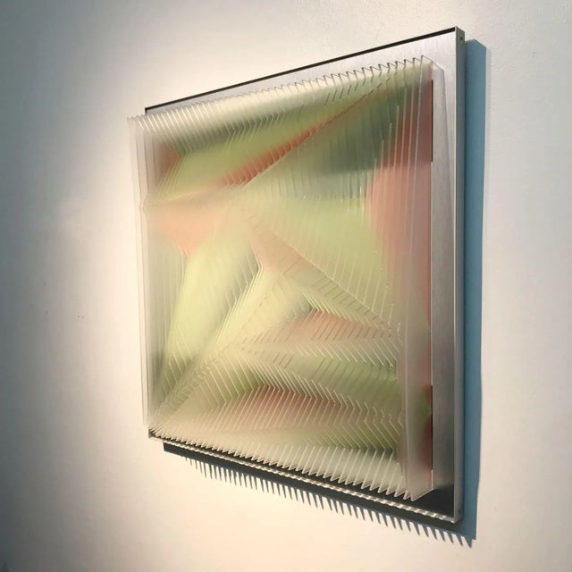 Abstract "The Leap Og" J. Margulis Kinetic Wall Sculpture For Sale - Image 3 of 6