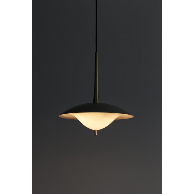 Gold Large Sinoid Pendant Lamp by Wojtek Olech for Balance Lamp For Sale - Image 8 of 9