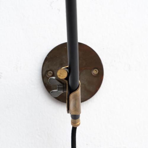 Black KH#1 Long Arm Wall Lamp by Sabina Grubbeson for Konsthantverk For Sale - Image 9 of 10