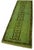 Boho Chic Green Bohemian Runner Rug For Sale - Image 3 of 7