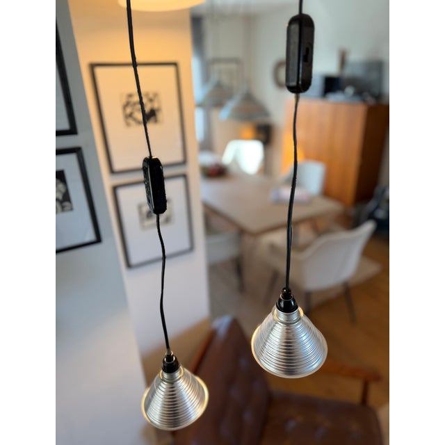 Grasl Vulgaris Pendant Lamps by Jan Roth for Ingo Maurer Design M, 1973, Set of 2 For Sale - Image 9 of 16