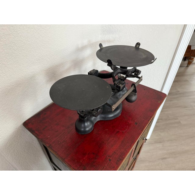 1930s Antique Detecto Balace Scale Cast Iron 10lb For Sale - Image 5 of 6