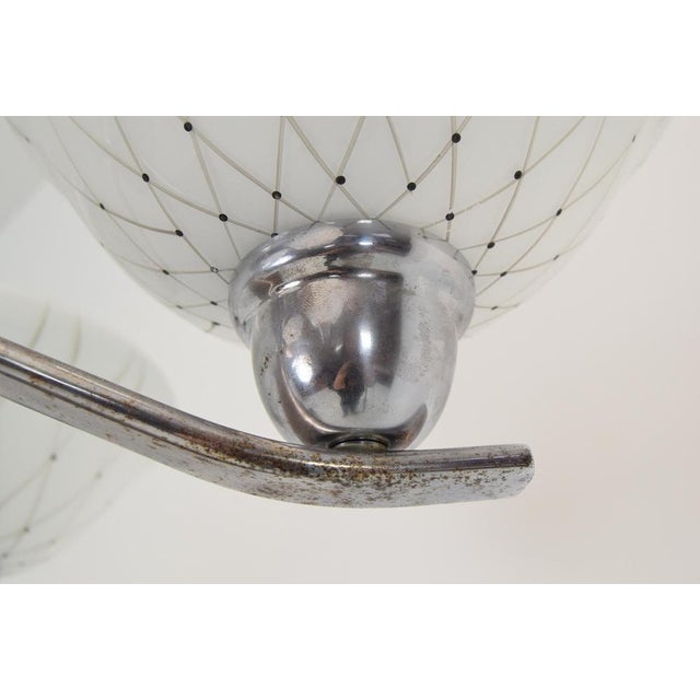 Mid-Century Chandelier attributed to Company Drukov, 1960s For Sale - Image 6 of 17