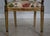 Gold Pair of Adams Style Painted Crewelwork Chairs For Sale - Image 8 of 18