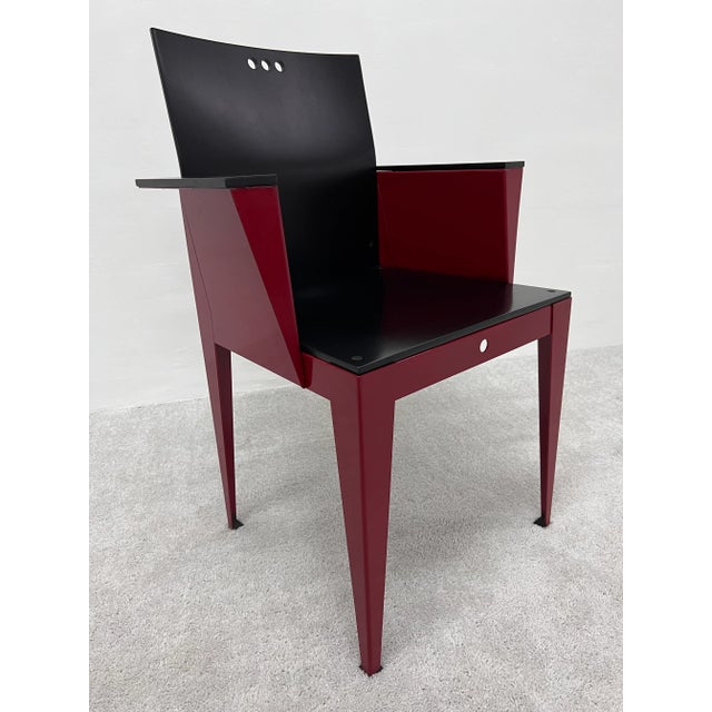 1990s Vintage Bruce Sienkowski "Eli Armchair" for Charlotte For Sale - Image 13 of 13