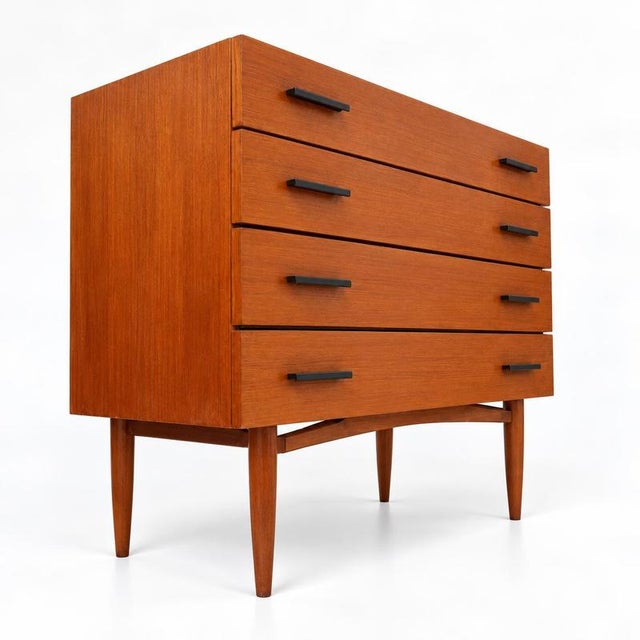 Vintage Chest of Drawers in Wood, 1960s For Sale - Image 3 of 5