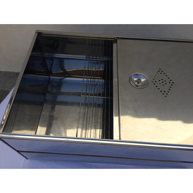 Mid century stainless steel bread drawer insert chairish