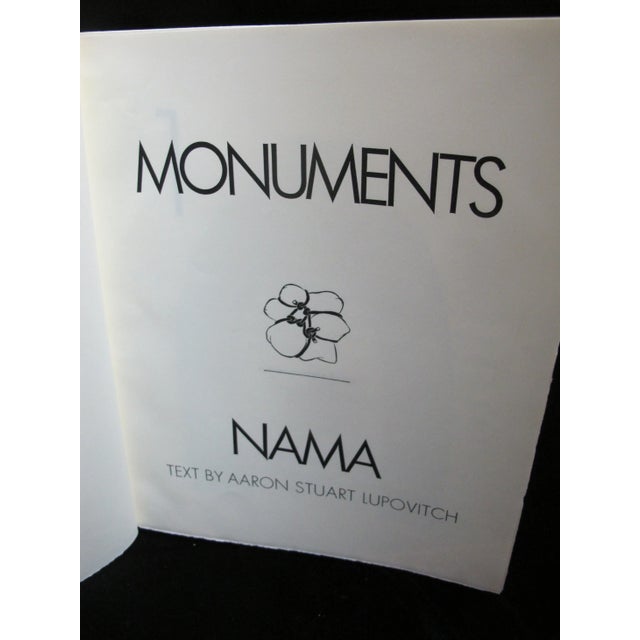 George Nama Book of Linocuts Monuments With Poetry by Aaron Stuart Lupovitch For Sale In Portland, OR - Image 6 of 12
