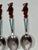Vintage Estonian Tallinn 916 Silver & Enamel Bear Spoons — Set of 8 For Sale - Image 11 of 11