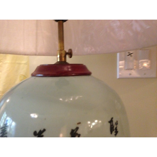Antique Late 19th Century Chinese Lamps - a Pair For Sale - Image 10 of 12